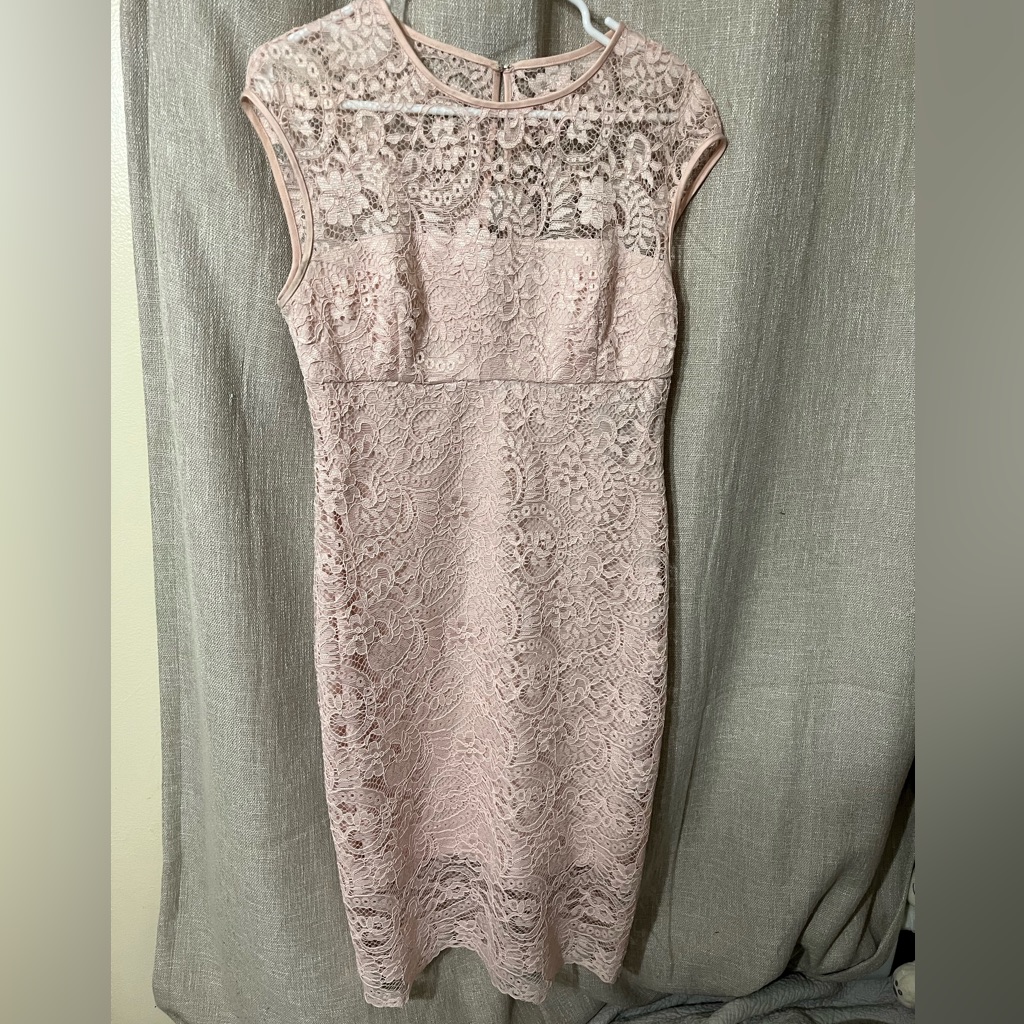 Ralph Lauren Pink Lace Dresss Nwt